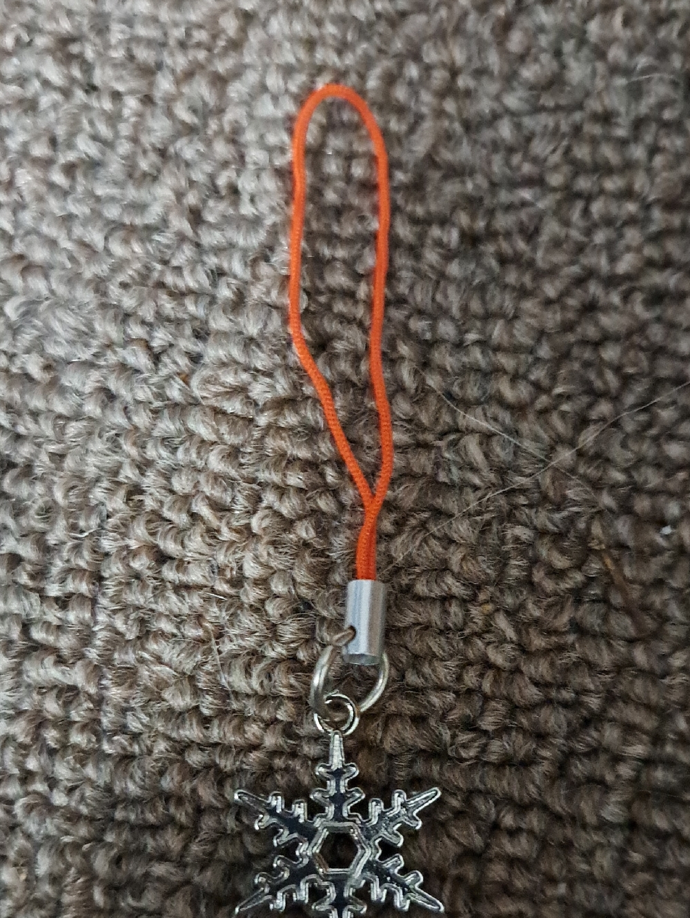 Snowflake Phone Charm NWT